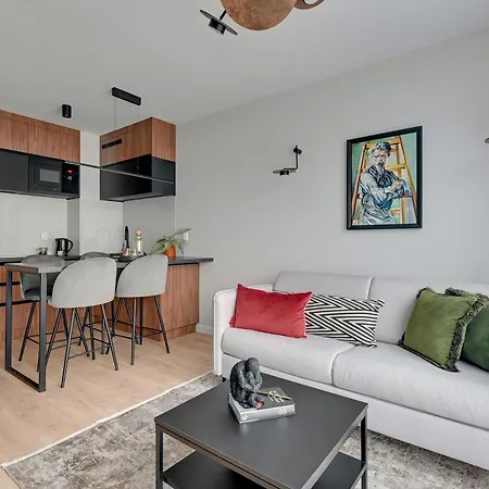 Lion - Mloda Polska Nowe Z Parkingiem Lägenhet